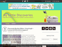 Tablet Screenshot of mylittlediscoveries.com